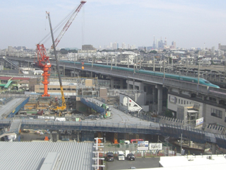 武蔵浦和駅第1街区第一種市街地再開発事業駅前広場デッキその他築造その1工事