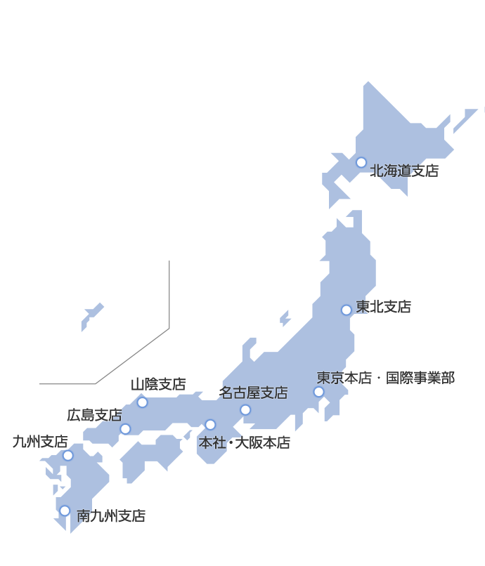 国内主要10拠点