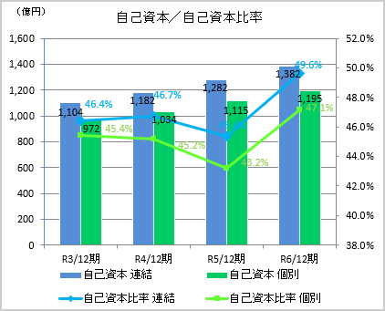 自己資本⁄自己資本率