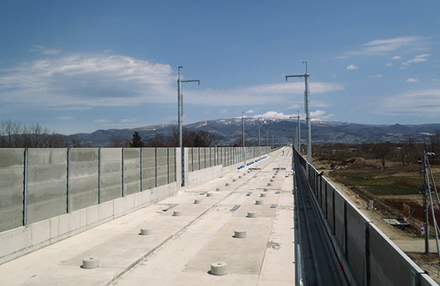 Hekirichi River Bridge, Hokkaido Shinkansen (2013)