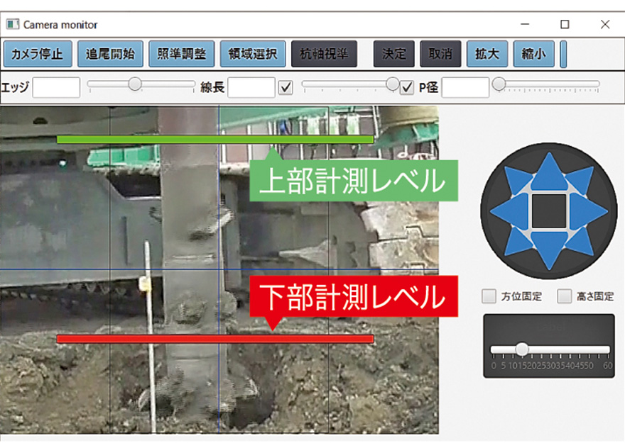 図-2 カメラ画像の画面