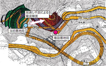 図-3　基地局設置平面