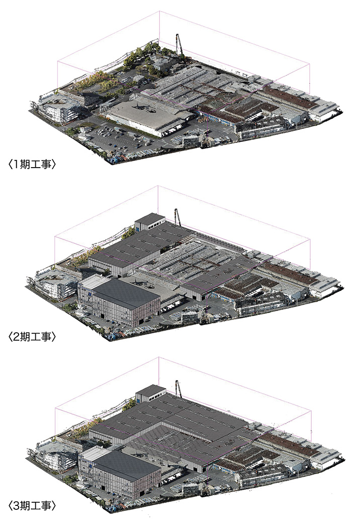 図-5　点群データとBIMデータの合成（外部）