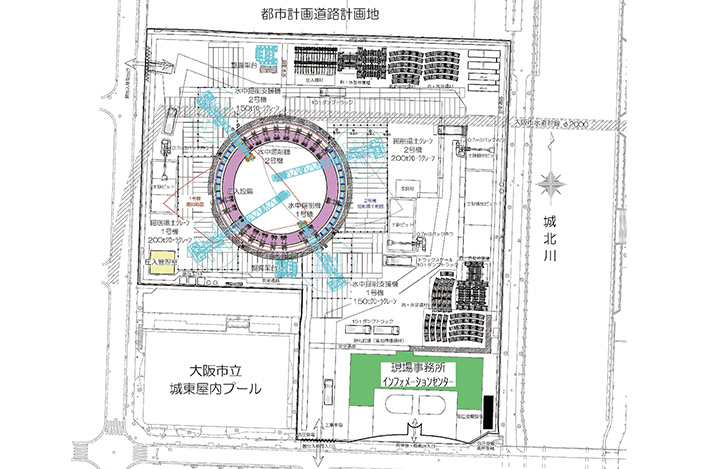 図-5　施工ヤード