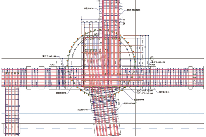 図-7　基礎配筋平面図