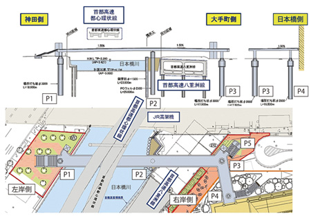 図-2　平面図および断面図