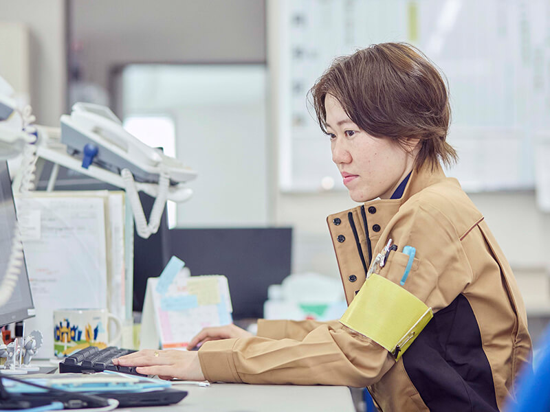 仕事の様子