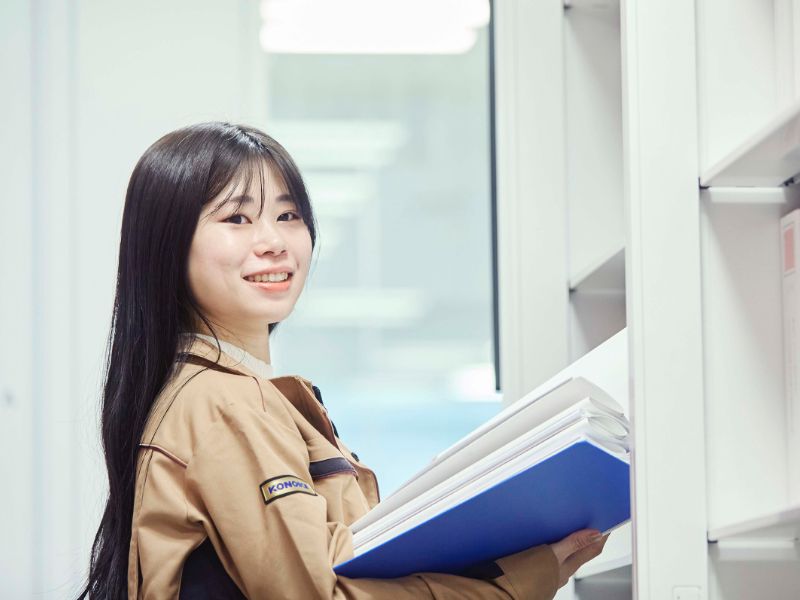 仕事の様子