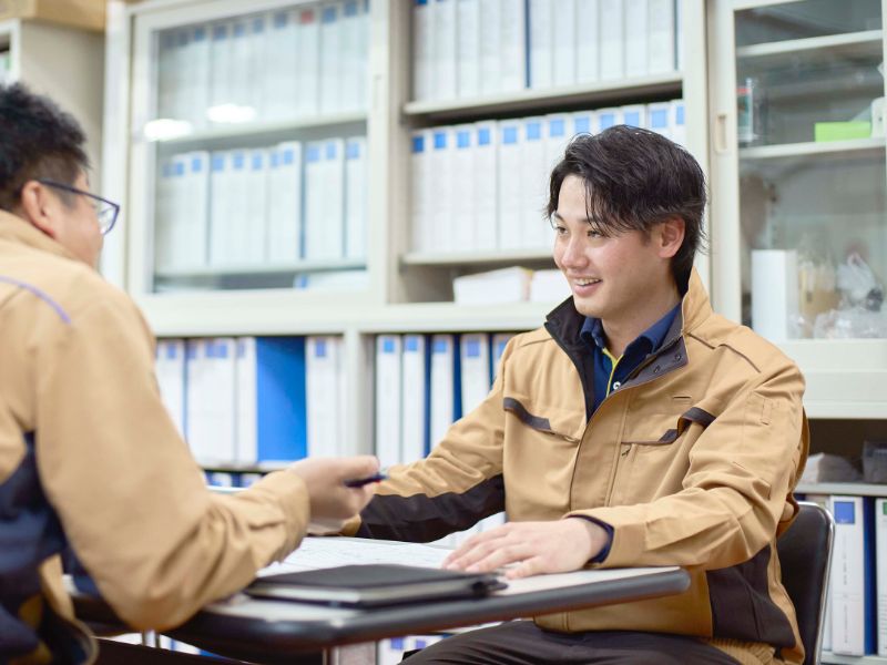 仕事の様子